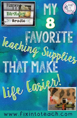Are you as obsessed with teacher supplies as I am? Check out my blog post that highlights my FAVORITE supplies and tools that I use during the school year!