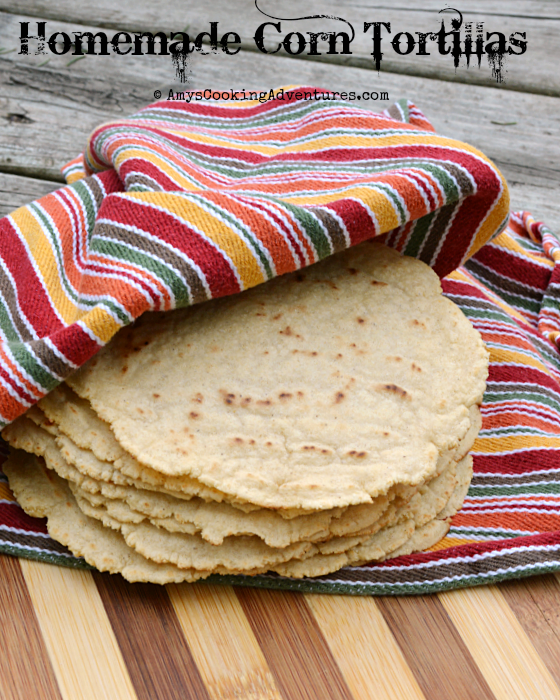 Homemade Corn Tortillas