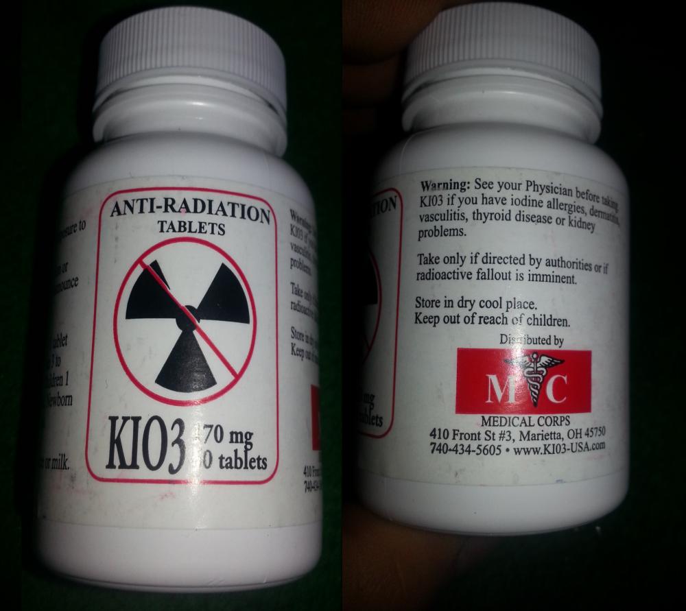 Medical Corps Potassium Iodate KIO3 60 Tablets 170 Milligram anti