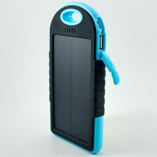 PowerBank Solar Cell + LED Torch