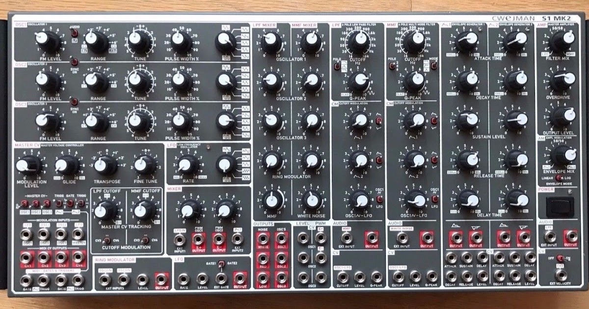 MATRIXSYNTH Cwejman S1 Mk2 SEMI MODULAR SYNTH