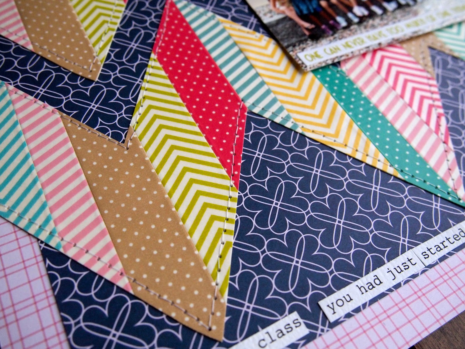 scraps of paper using Bella's Designer Tapes