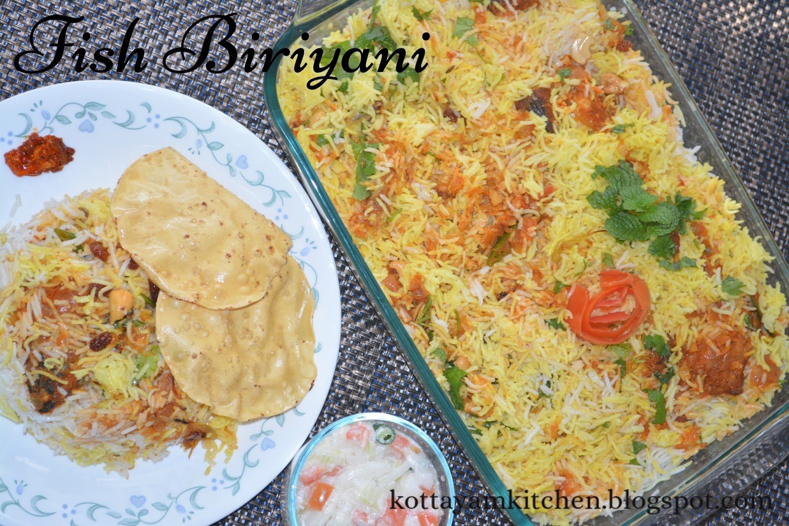 Fish Biriyani in Kerala style Kottayam Kitchen