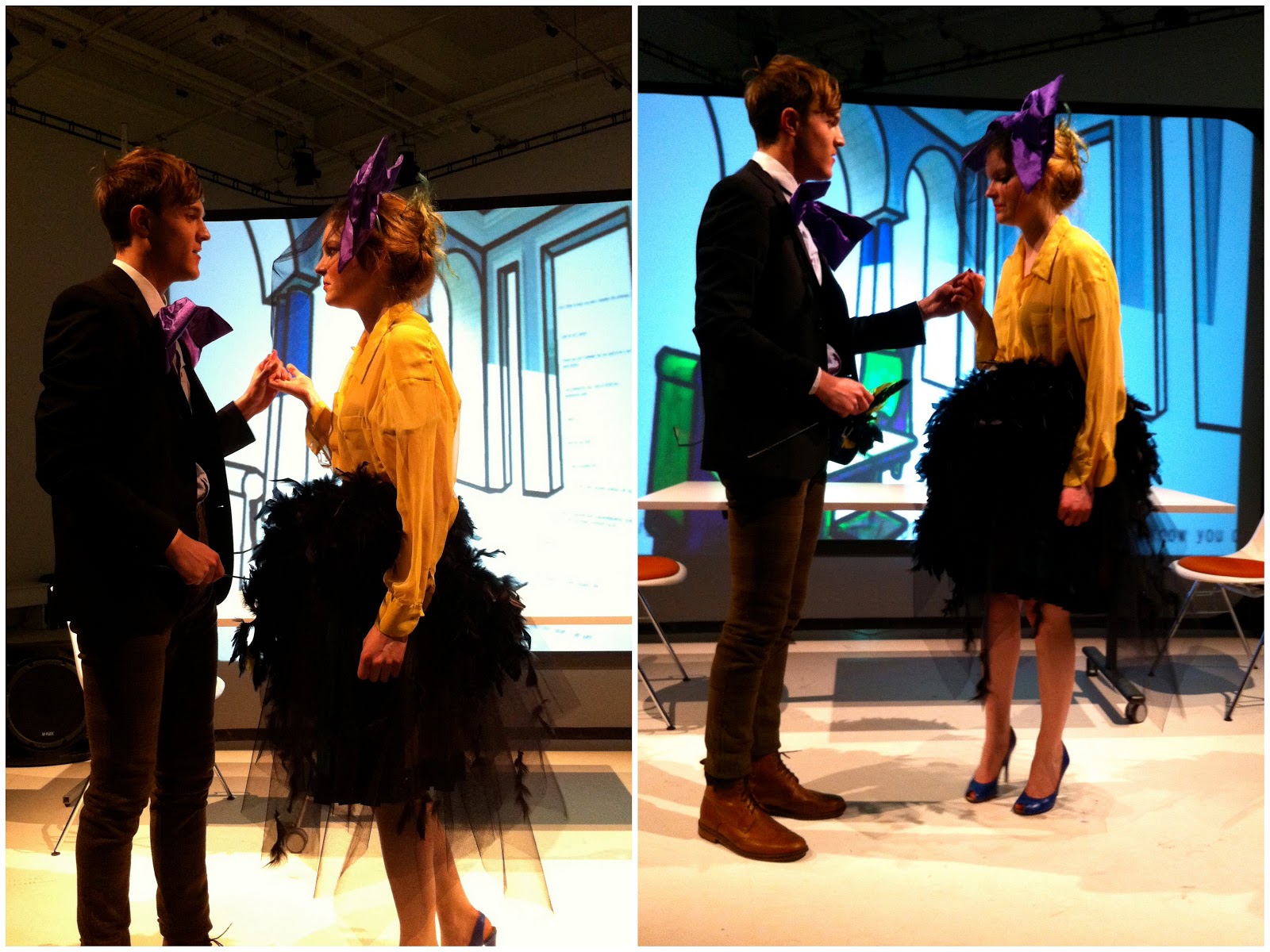 Cycle in Heels Quick changing costume