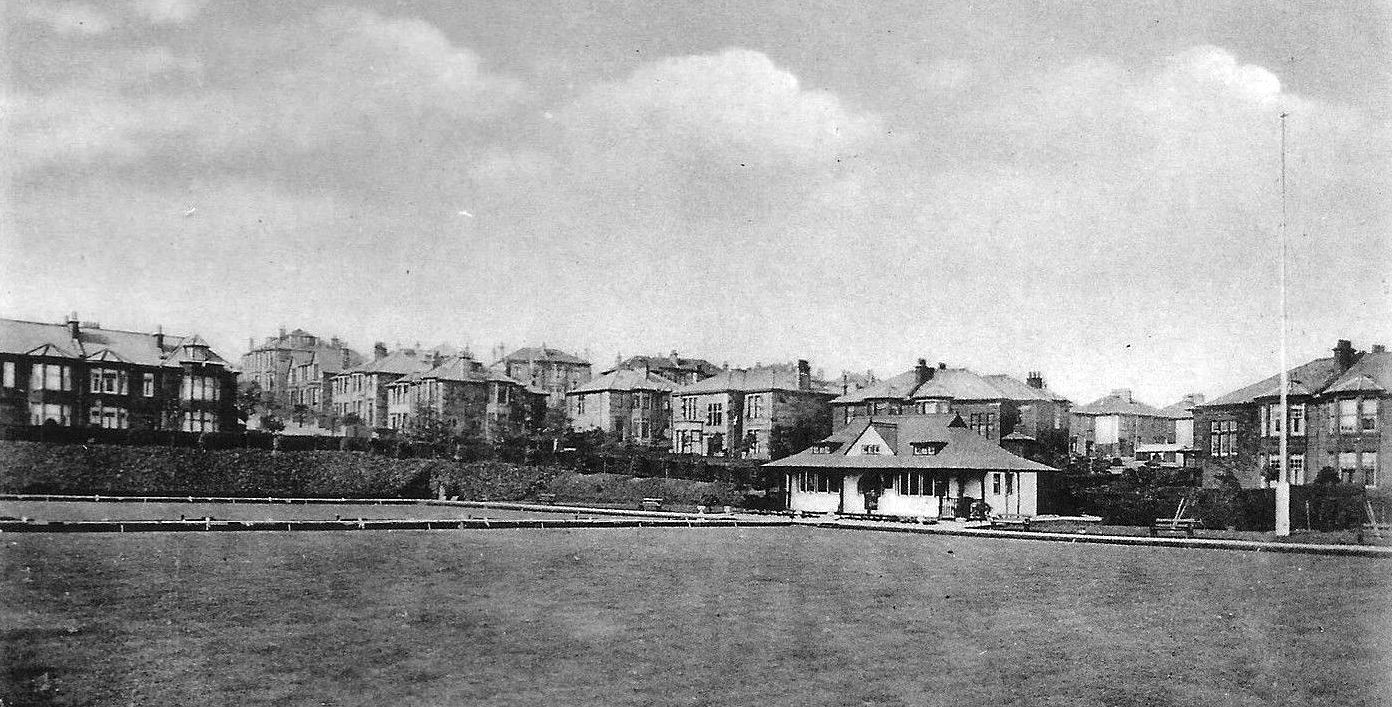 Tour Scotland Old Photograph Lawn Bowling Green Cathcart Glasgow Scotland