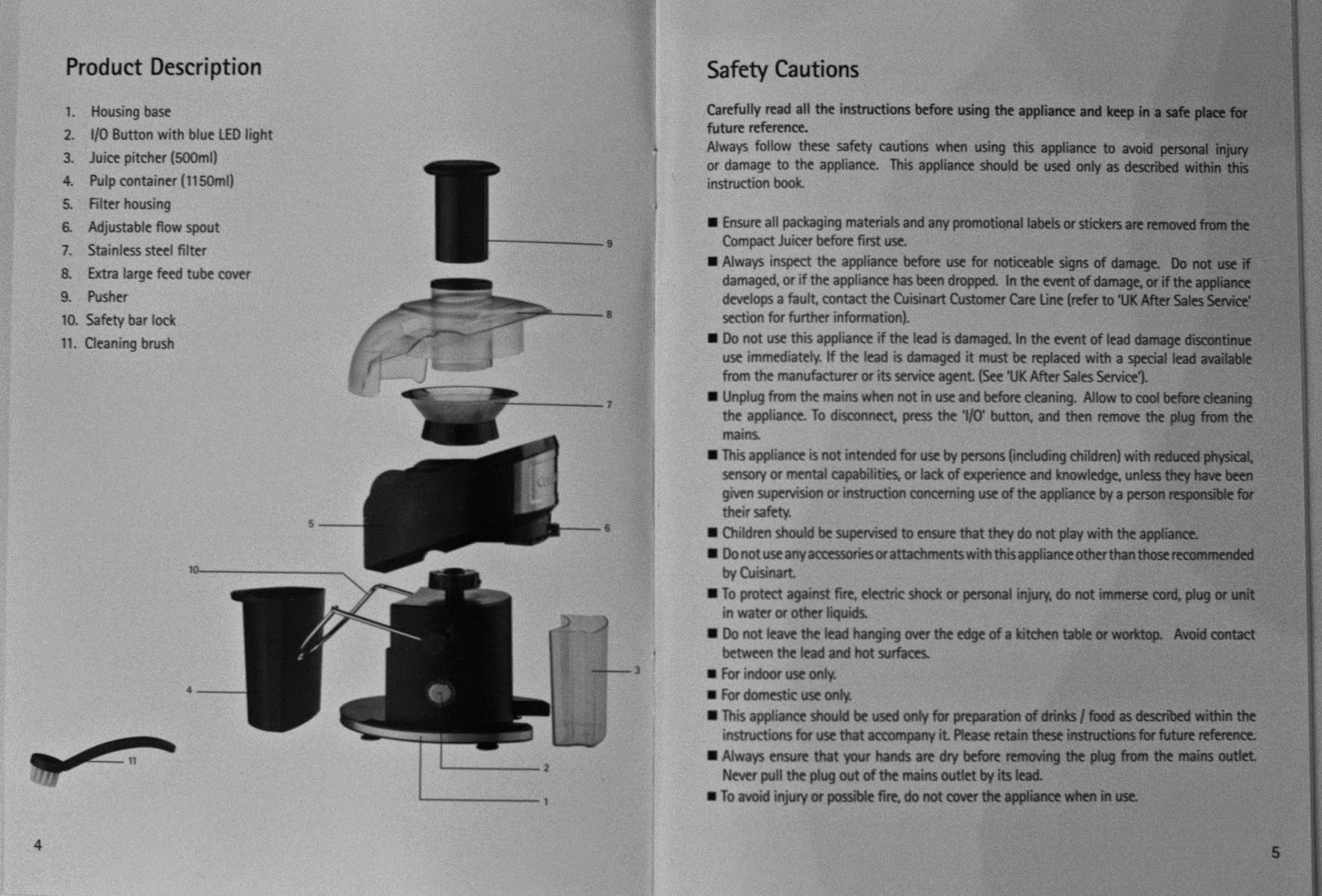 Cuisinart Compact Juicer Review, DEMO and User Instructions