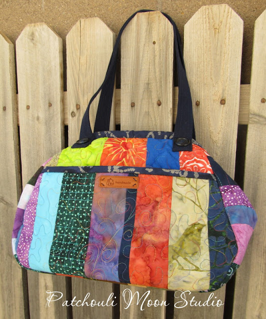 Patchouli Moon Studio~ Batik Scrappy Companion Carpet Bag