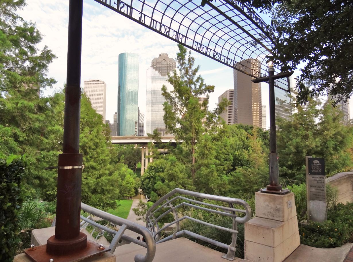 Houston in Pics Buffalo Bayou Walk North Trail