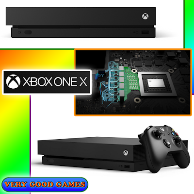 A banner for the news about the presentation of Xbox One X - a game console from Microsoft