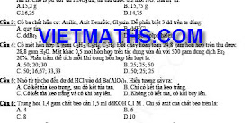 25 de thi thu dh mon hoa nam 2012, dap an de thi thu dh mon hoa nam 2012