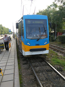 Tram in Sofia city.