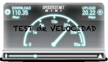 Test velocidad ADSL