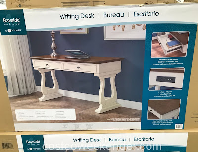 Costco 1900104 - Set up a quick and tidy workstation with the Bayside Furnishings Writing Desk