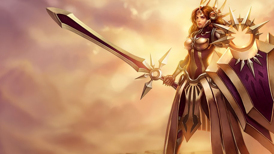 Leona, LoL, Splash Art, 4K, #806 Wallpaper iPhone Phone