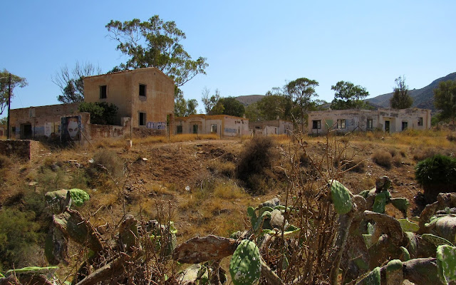 Restos del antiguo poblado minero de Rodalquilar. Cabo de Gata