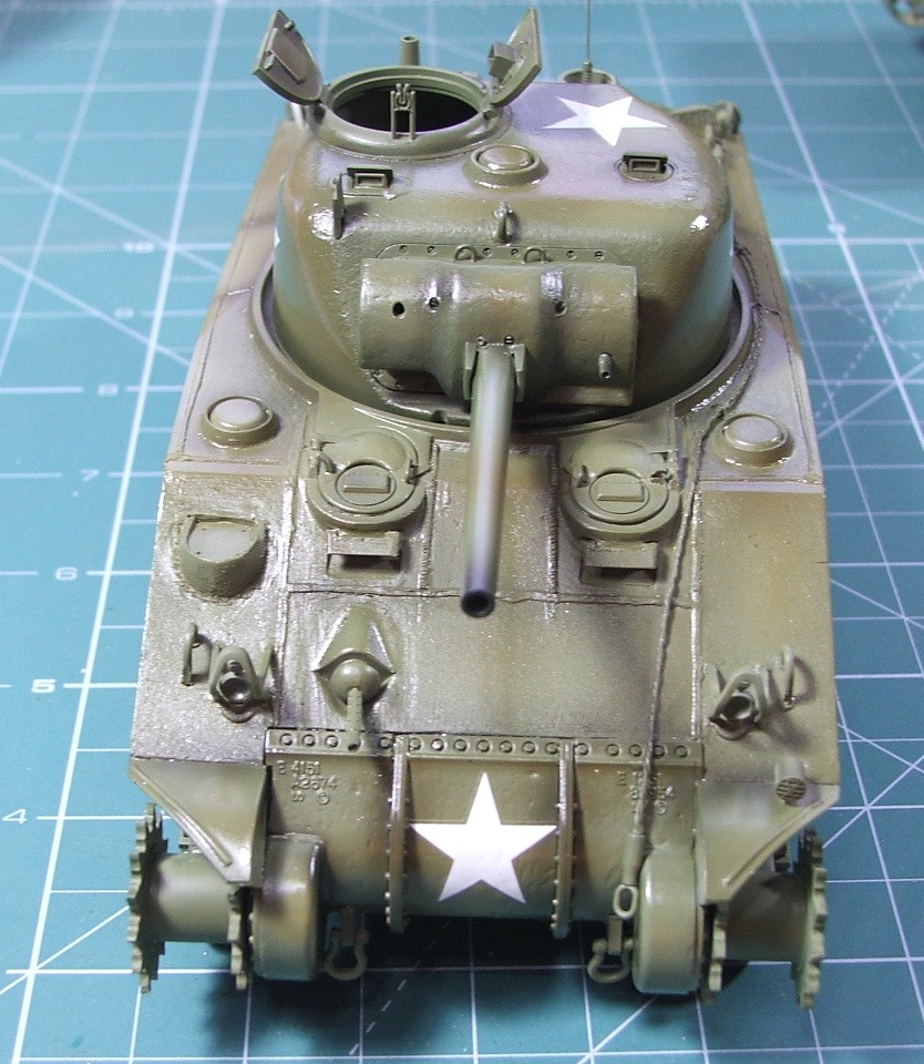 M4 (75) DV Sherman medium tank (direct vision) early case report