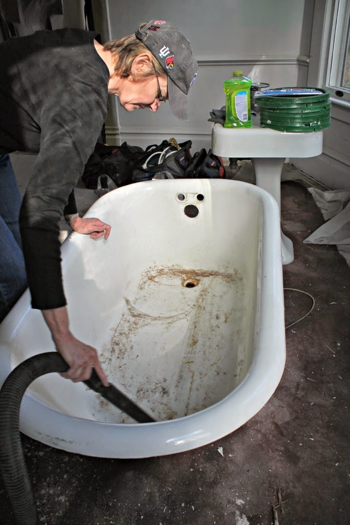 refinishing vintage tub