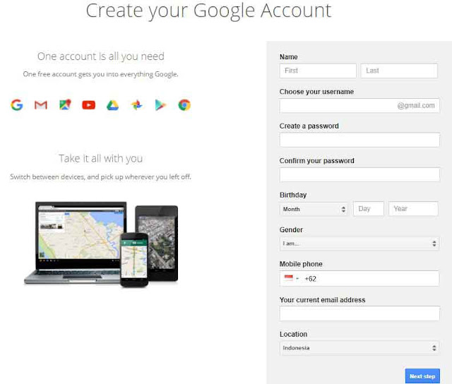 Daftar Gmail | Daftar Email Baru Di Gmail | Membuat Akun Gmail Baru | Cara Daftar Email Gmail.