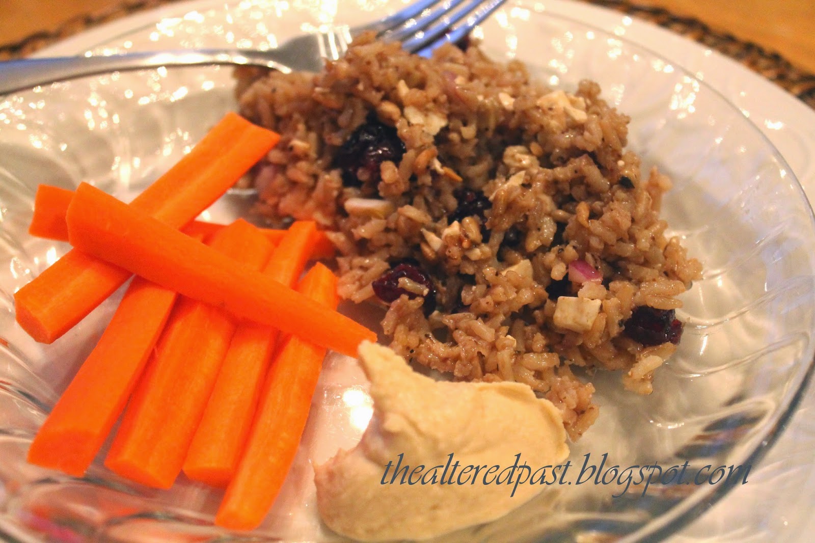 amazing brown rice salad recipe, the altered past blog
