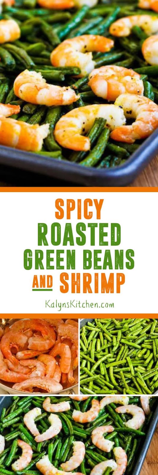 Spicy Roasted Green Beans (or Broccoli) and Shrimp Sheet Pan Meal ...