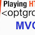 HTML5 DropDownList optgroup tag in MVC