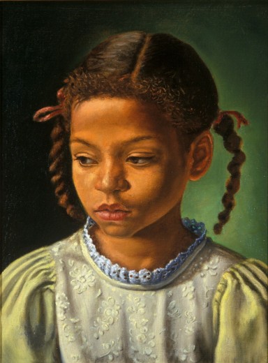 The peasant girl, completed in 1992