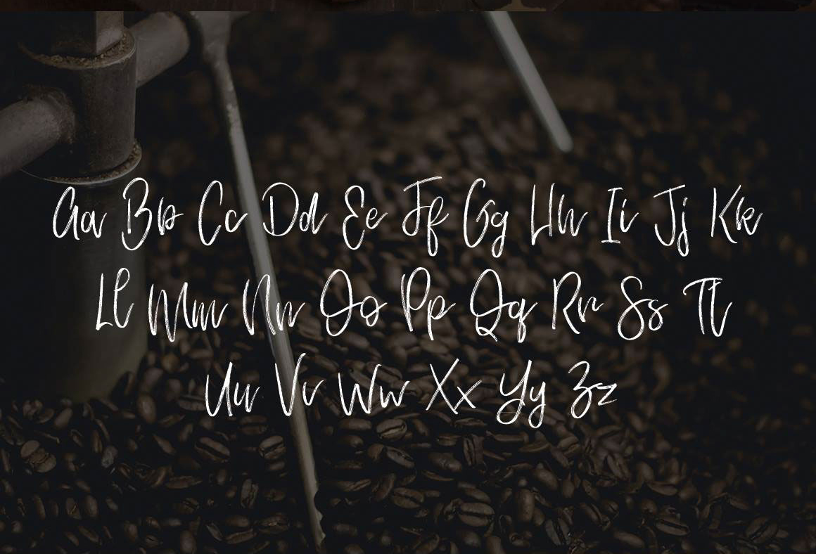 Salted Mocha Brush Script Font Free Download Free Script Fonts