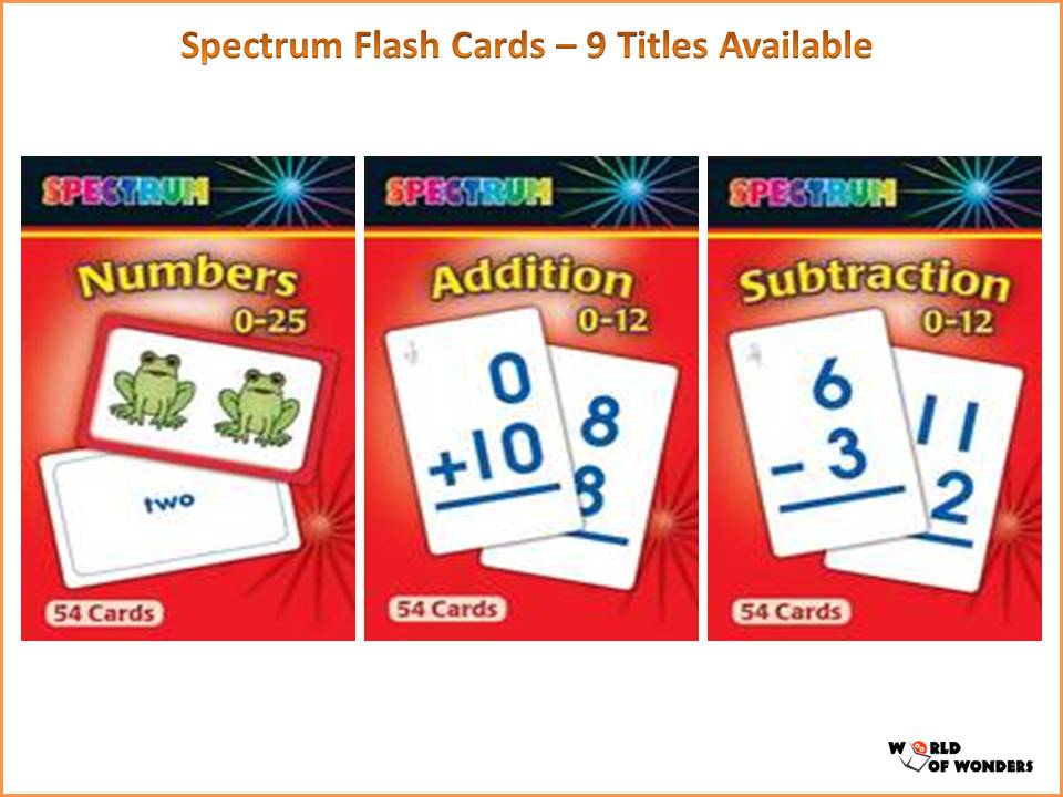 World Of Wonders Spectrum Flash Cards