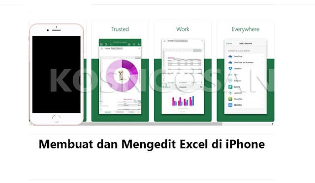 Cara Edit Spreadsheet dan Excel di iPhone