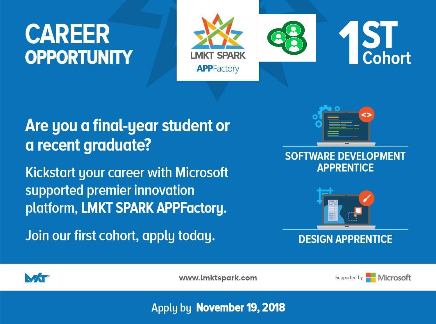microsoft supported lmkt spark appfactory providing oppurtunities to