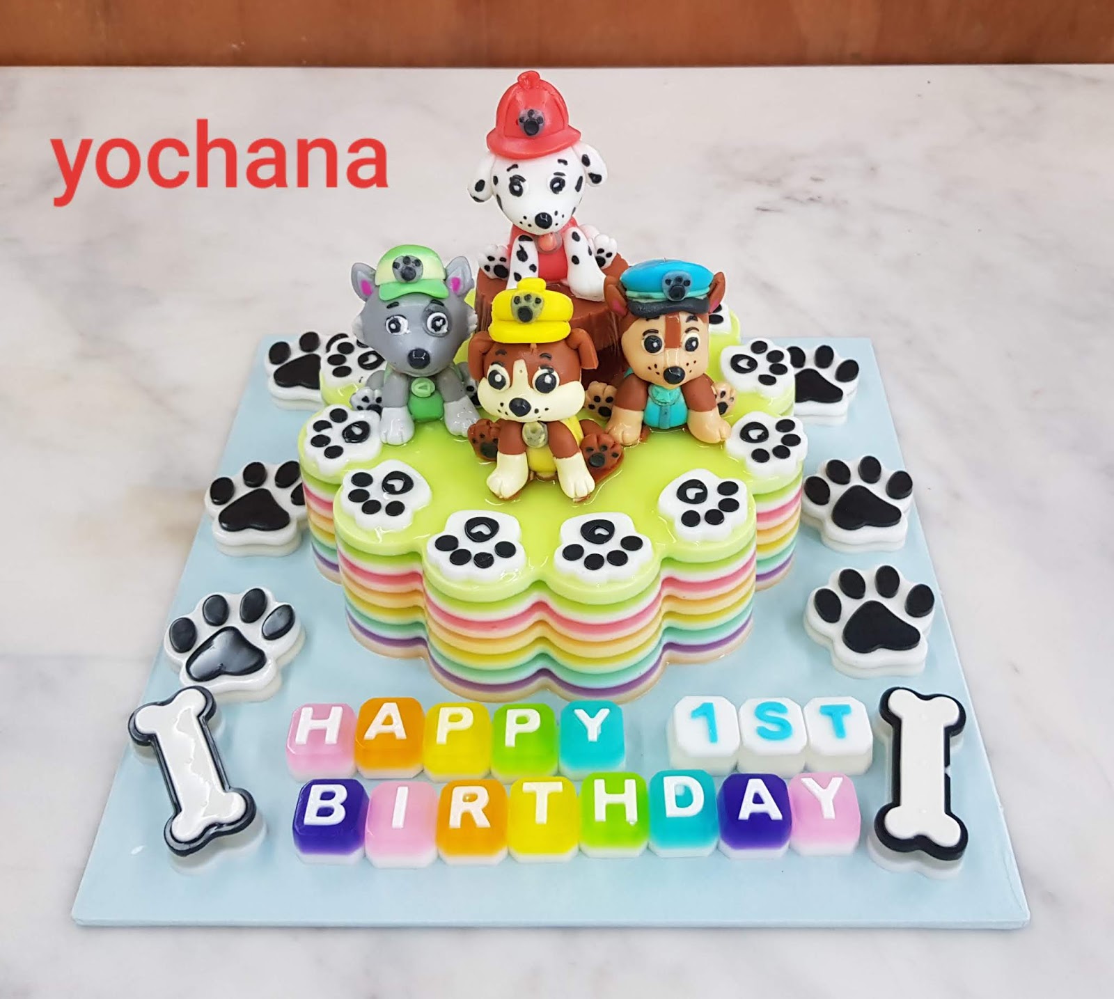 Yochana's Cake Delight! : Dog Jelly Cake