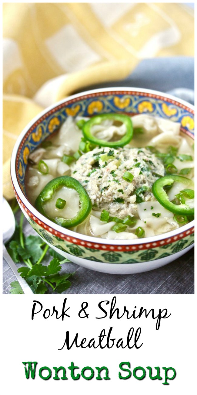 Shrimp and Pork meatball soup Shrimp and Pork meatball soup