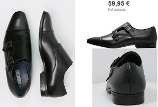 Zapatos derbies con dos hebillas de la marca Pier One Zapatos 2 hebillas pier one