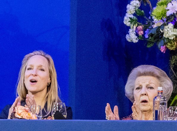 Princess Beatrix and her cousin Princess Margarita visited the 58th edition of the equestrian event Jumping Amsterdam