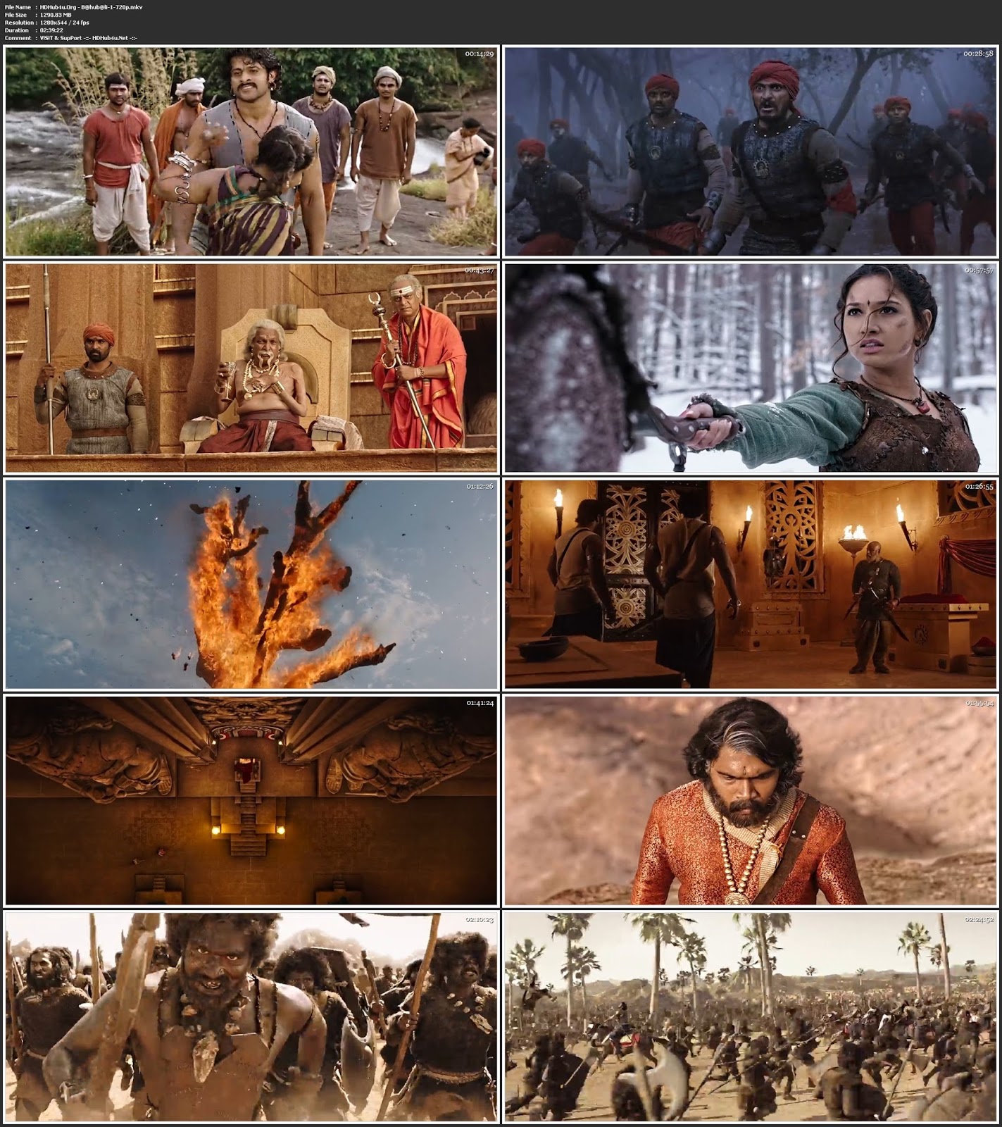 Baahubali The Beginning 2015 Hindi Dubbed 480p BluRay 450MB Download