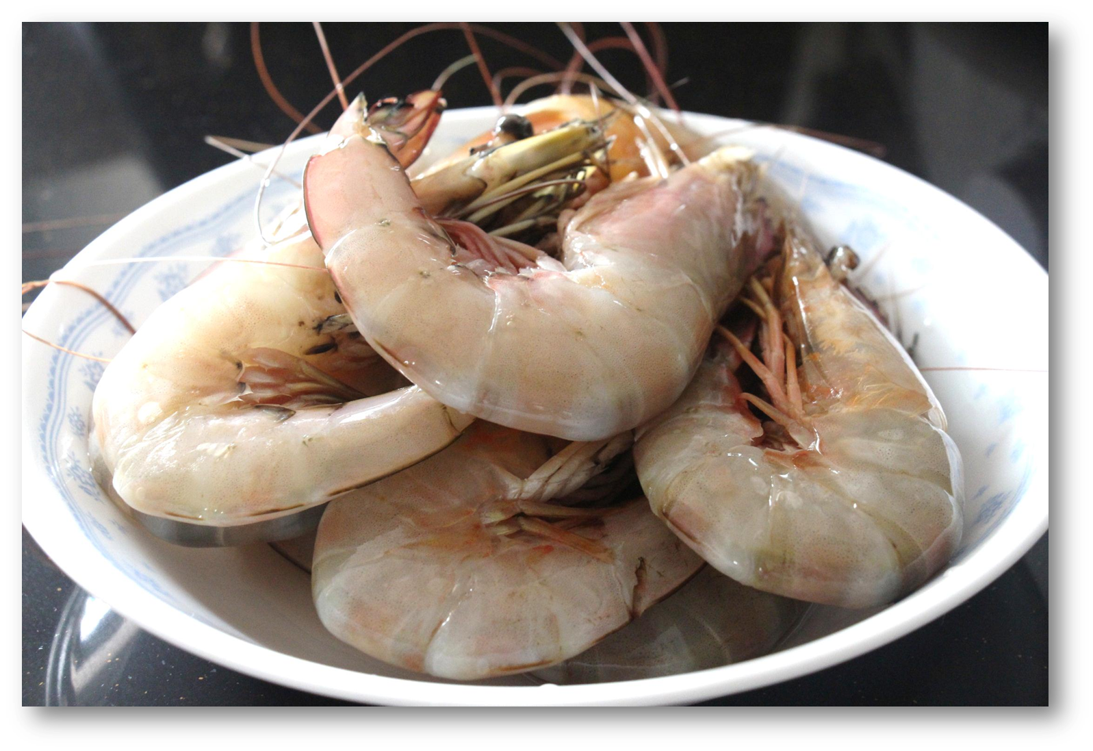 Amy Baking Diary: Steamed Prawns in Ginger & Wine