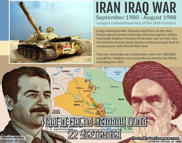 Peristiwa Penting Hari Ini Dalam Sejarah Dunia (22 September) Perang Iran-Iraq