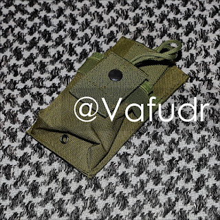 Adjustable Tactical Radio Pouch in Army Green color