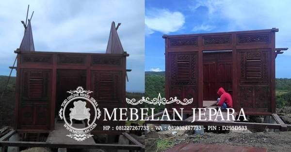 Rumah Kayu Jati Ukir Jepara - Perakitan Rumah Kayu Jati Ukir Jepara - Perakitan