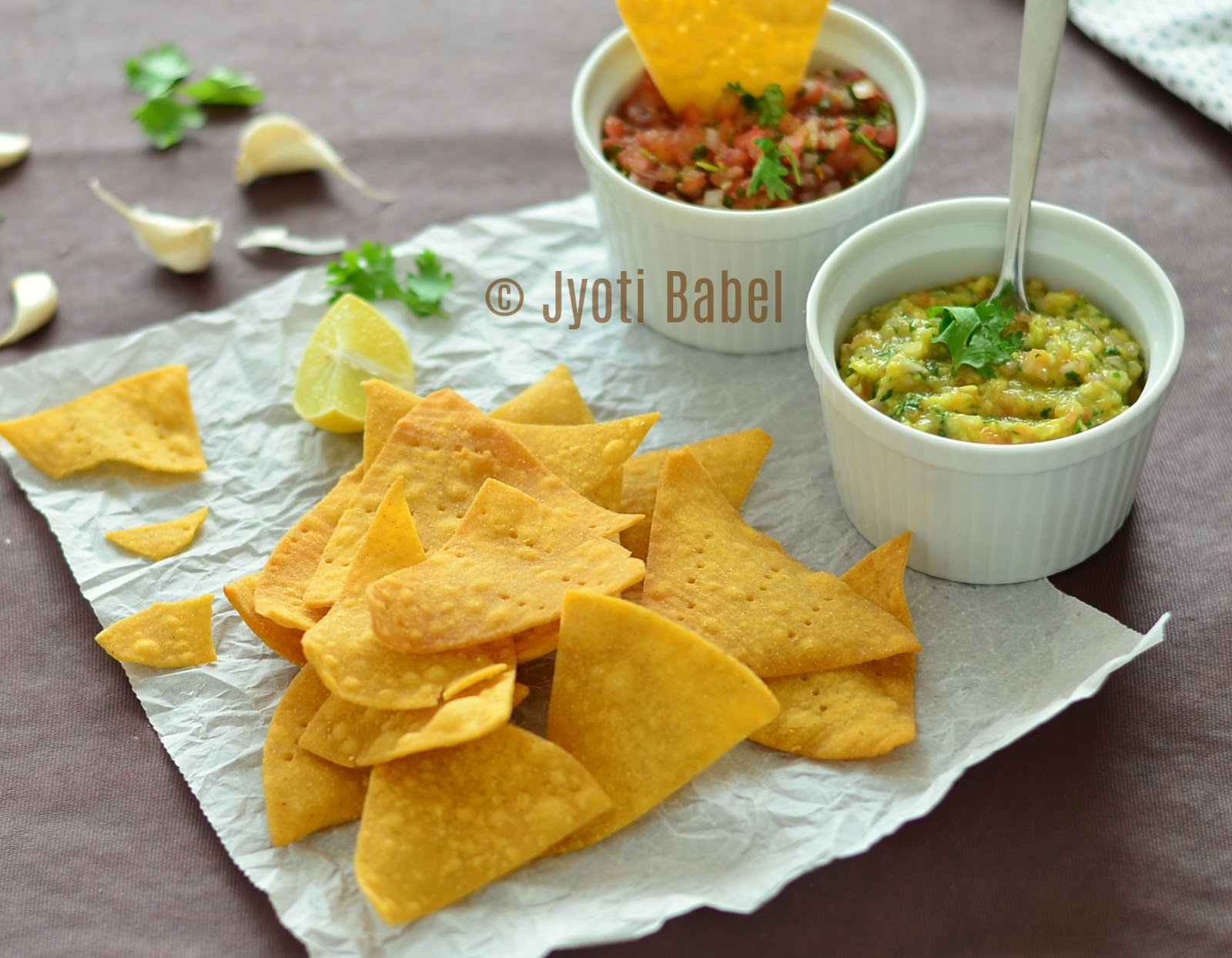 Jyoti's Pages Homemade Tortilla Chips Made From Scratch How to Make