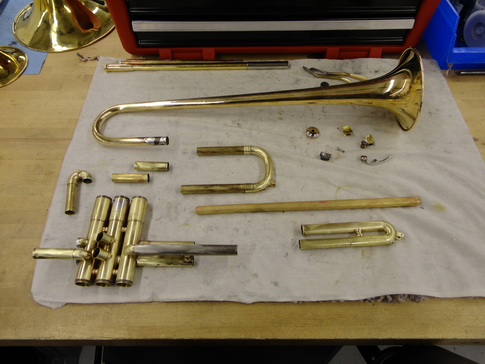 Learning the Trade Band Instrument Repair Trumpet