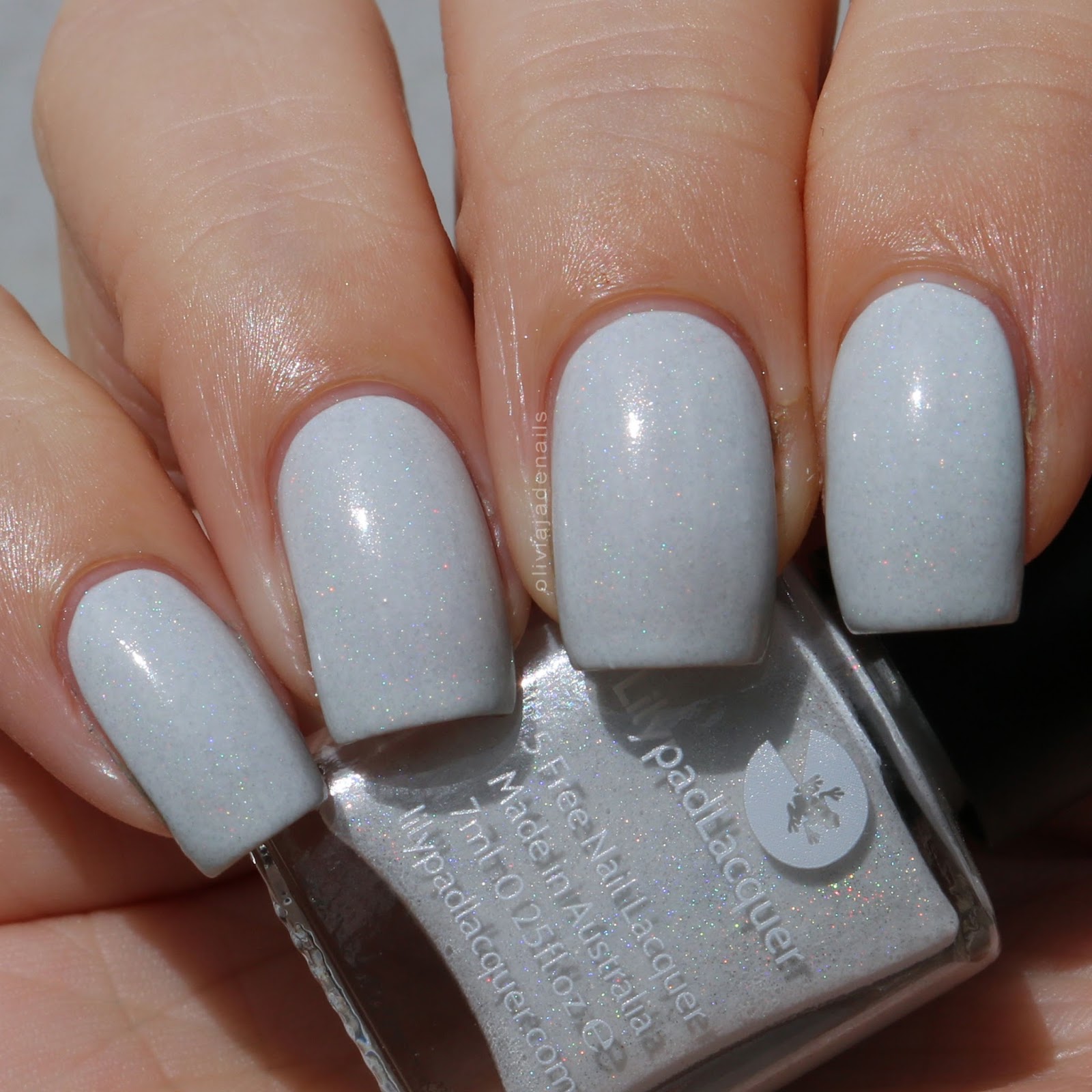 Lilypad Lacquer Ghost swatched by Olivia Jade Nails