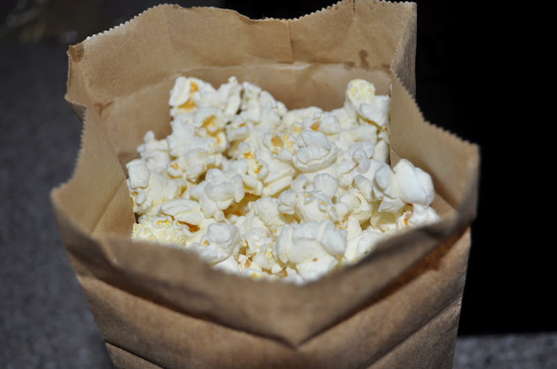 Beth's Favorite Recipes Microwave Popcorn in a brown paper bag