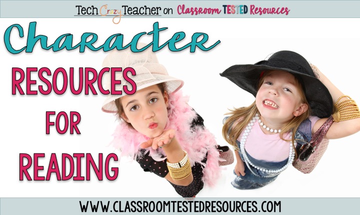 Resources for teaching characters in reading.