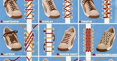 Amazing Creativity: Cool Ways to lace up your shoes