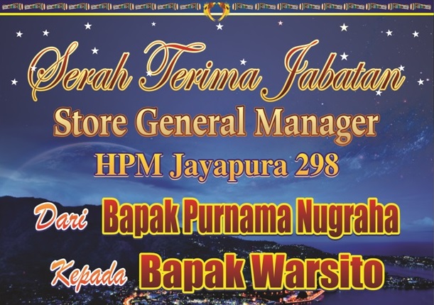 Contoh spanduk Serah terima jabatan ~ Graphic design