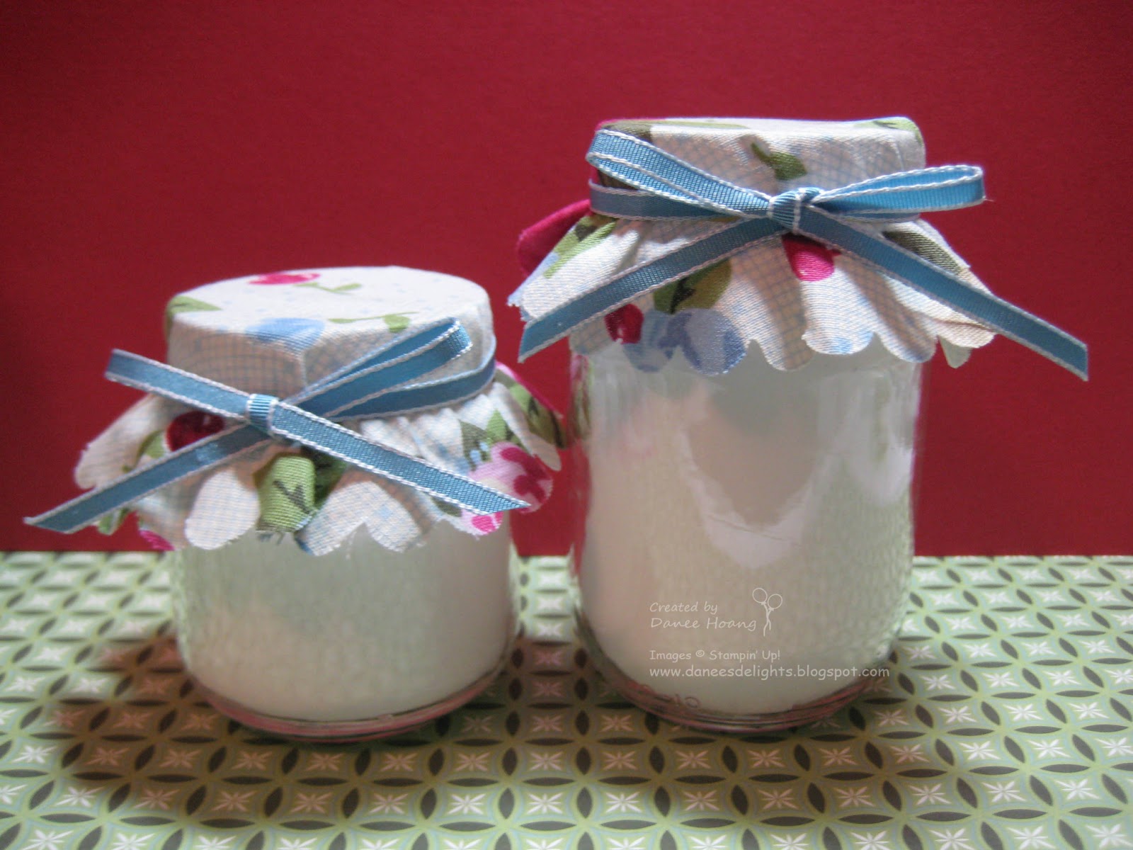 Danee's Stampin' Delights: Upcycled Baby Food Jars