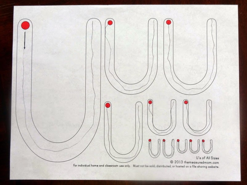 Mom's Tot School: The Letter U