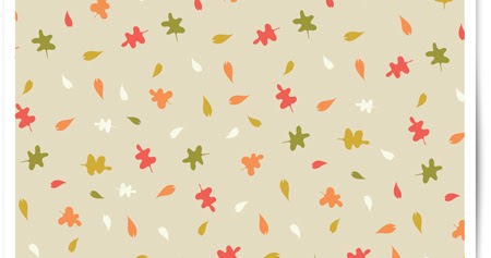 K&i - Our Wonderful World: Autumn leaf wrapping paper - Free download