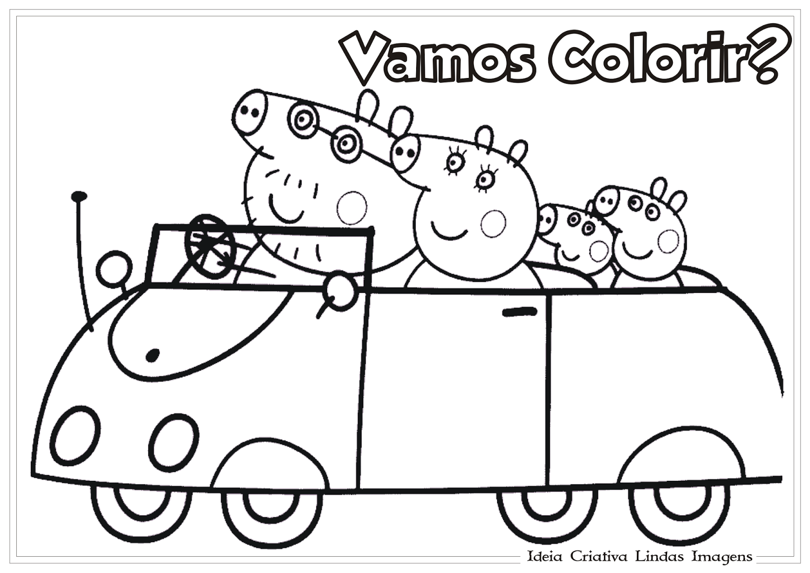 Peppa Pig para Colorir 12  Peppa pig para colorir, Colorir, Peppa pig